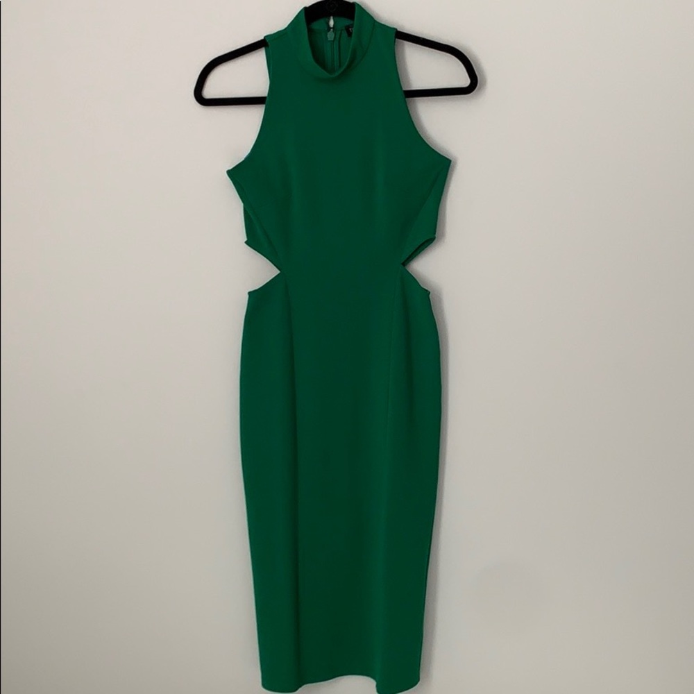 TOPSHOP HIGH NECK DRESS
